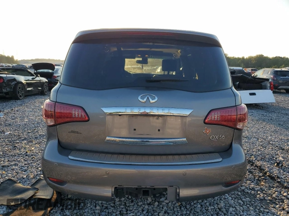 2013 Infiniti QX56 with VIN JN8AZ2NF6D9550988, listed as a Copart auction lot 71646664 with 114,335 mi miles and Salvage Title. Bid and sale history available at carsss.com. Image 6.