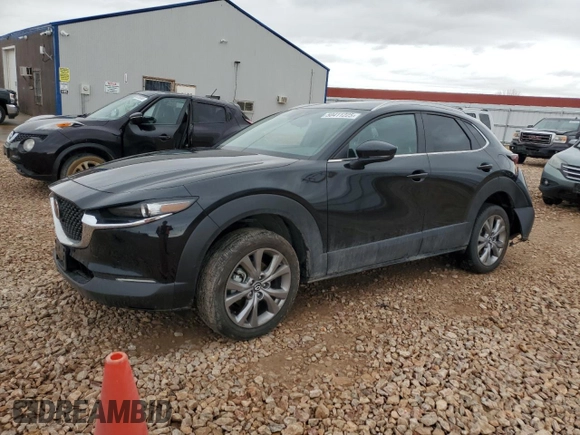 2023 Mazda CX-30 S Select with VIN 3MVDMBBM0PM562276, listed as a Copart auction lot 50411225 with 4,516 mi miles and Salvage title. Bid and sale history available at DreamBid. Image 1.