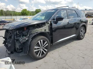 2024 Nissan Pathfinder Platinum z VIN 5N1DR3DK8RC212561, wystawiony jako Copart lot #54729585 z przebiegiem 46 647 mil mil oraz Tytuł czysty. Historia ofert i sprzedaży dostępna na DreamBid. Obrazek 1.