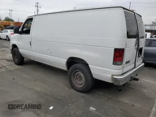2008 Ford Econoline Cargo Commercial with VIN 1FTSE34L98DB41380, listed as a Copart auction lot 76335224 with Not provided miles and Salvage title. Bid and sale history available at DreamBid. Image 2.