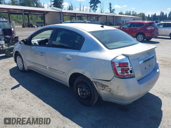 2012 Nissan Sentra S with VIN 3N1AB6AP9CL720114, listed as a IAAI auction lot 42730343 with 144,919 mi miles and . Bid and sale history available at DreamBid. Image 3.