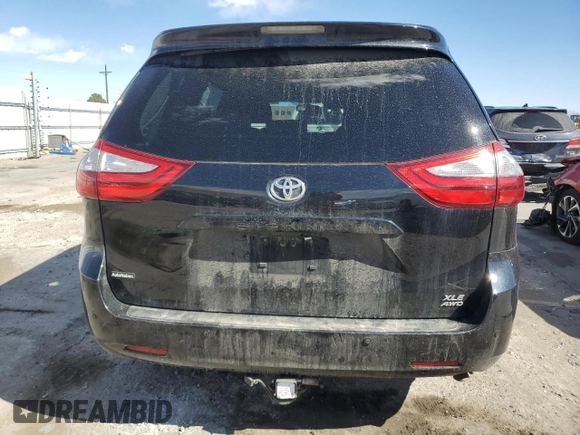 2016 Toyota Sienna Ltd with VIN 5TDDK3DC2GS131083, listed as a Copart auction lot 49472815 with 70,767 mi miles and Salvage Title. Bid and sale history available at carsss.com. Image 6.