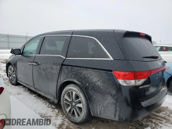 2016 Honda Odyssey Touring Elite with VIN 5FNRL5H95GB153547, listed as a Copart auction lot 45318635 with Not Provided miles and Salvage Title. Bid and sale history available at carsss.com. Image 2.