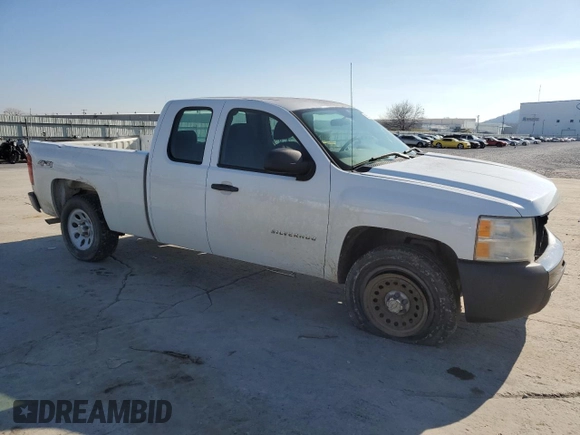 2011 Chevrolet Silverado 1500 Work Truck with VIN 1GCRKPEAXBZ449373, listed as a Copart auction lot 86532684 with 197,717 mi miles and Salvage Title. Bid and sale history available at DreamBid. Image 4.