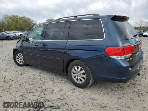 2010 Honda Odyssey EX-L with VIN 5FNRL3H68AB109091, listed as a Copart auction lot 53377325 with 208,820 mi miles and Salvage Title. Bid and sale history available at carsss.com. Image 2.
