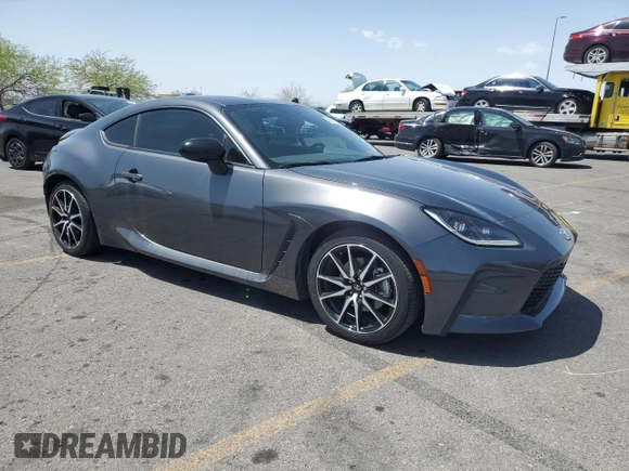 2023 Toyota 86 with VIN JF1ZNBB17P9750114, listed as a Copart auction lot 56693485 with 22,669 mi miles and Salvage title. Bid and sale history available at DreamBid. Image 4.
