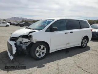 2020 Toyota Sienna L with VIN 5TDZZ3DC7LS029435, listed as a Copart auction lot 49441485 with 33,604 mi miles and Salvage title. Bid and sale history available at DreamBid. Image 1.
