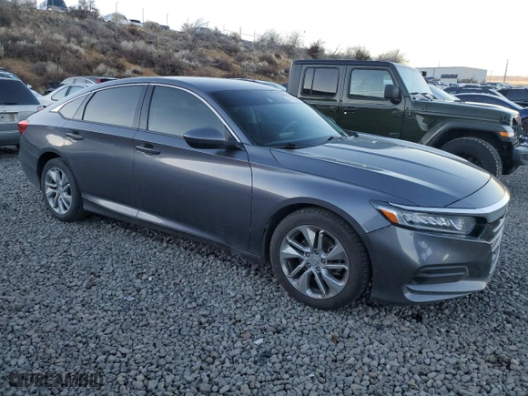 2018 Honda Accord Sedan LX 1.5T with VIN 1HGCV1F11JA076019, listed as a Copart auction lot 41631075 with 75,143 mi miles and Salvage Title. Bid and sale history available at carsss.com. Image 4.
