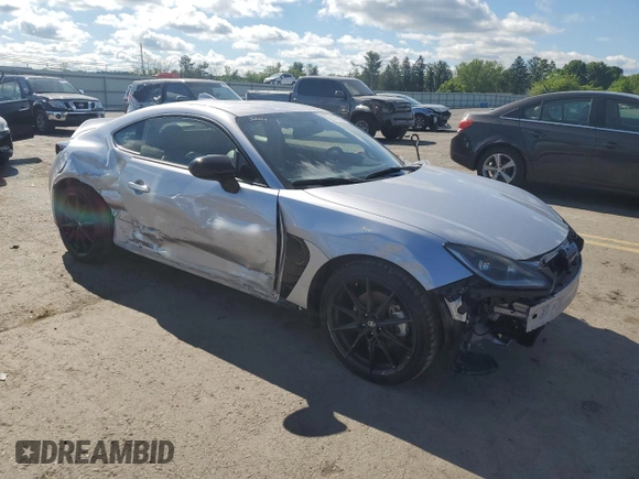 2023 Toyota GR86 Premium with VIN JF1ZNBE18P9763627, listed as a Copart auction lot 56766164 with 9,465 mi miles and Salvage Title. Bid and sale history available at carsss.com. Image 4.