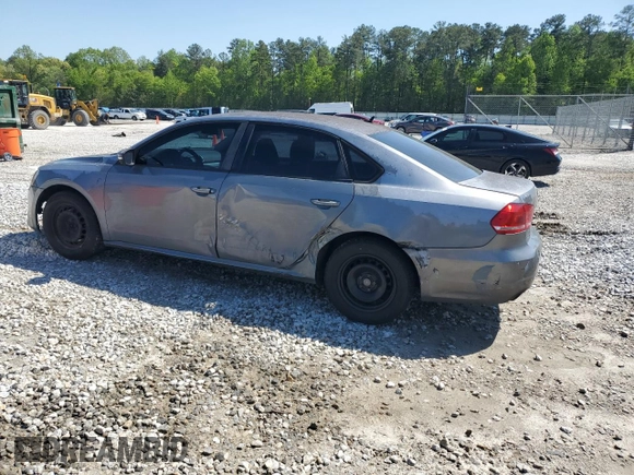 2014 Volkswagen Passat S w/Nav with VIN 1VWAP7A37EC009010, listed as a Copart auction lot 51752695 with 306,304 mi miles and Salvage Title. Bid and sale history available at carsss.com. Image 2.