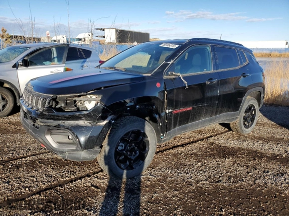 2023 Jeep Compass Trailhawk with VIN 3C4NJDDN0PT534869, listed as a Copart auction lot 46586015 with 3,803 mi miles and Salvage title. Bid and sale history available at DreamBid. Image 1.