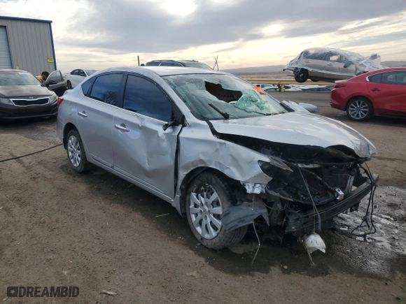 2019 Nissan Sentra SV with VIN 3N1AB7AP1KY390945, listed as a Copart auction lot 46297855 with 0 mi miles and Salvage Title. Bid and sale history available at carsss.com. Image 4.
