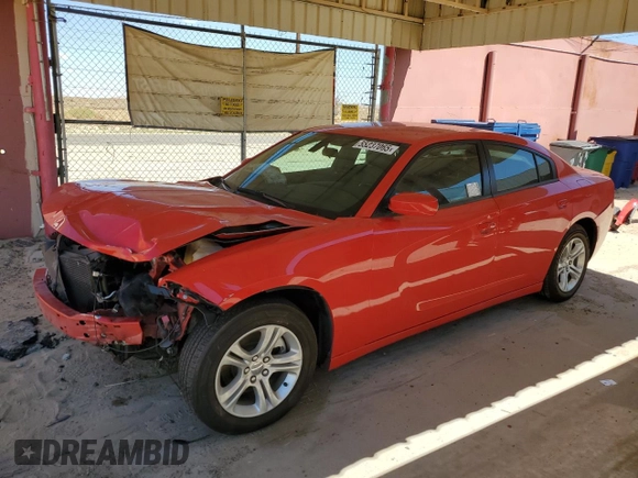2021 Dodge Charger SXT with VIN 2C3CDXBG1MH639045, listed as a Copart auction lot 55237065 with 65,109 mi miles and Salvage Title. Bid and sale history available at carsss.com. Image 1.