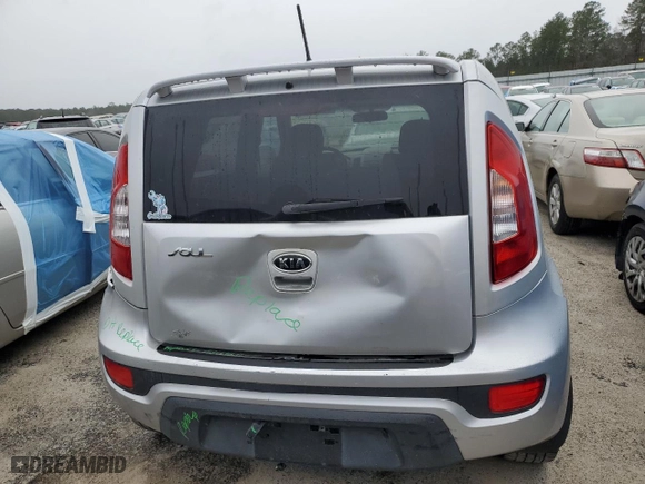 2012 Kia Soul + with VIN KNDJT2A64C7438316, listed as a Copart auction lot 46450685 with 119,150 mi miles and Salvage Title. Bid and sale history available at carsss.com. Image 6.