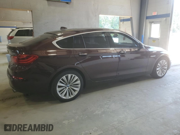 2015 BMW 5 Series 535i Gran Turismo xDrive with VIN WBA5M4C59FD184037, listed as a Copart auction lot 59118945 with 128,263 mi miles and Salvage title. Bid and sale history available at DreamBid. Image 3.