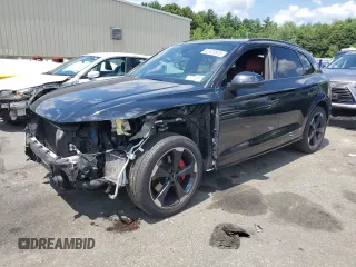 2019 Audi SQ5 Premium Plus with VIN WA1B4AFY8K2081895, listed as a Copart auction lot 62428975 with 87,859 mi miles and Salvage title. Bid and sale history available at DreamBid. Image 1.
