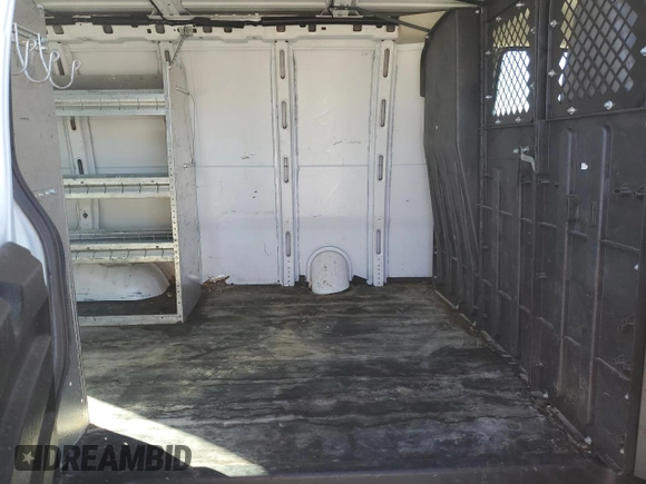 2018 Chevrolet Express Cargo Van with VIN 1GCWGAFP7J1308813, listed as a Copart auction lot 76701314 with 230,531 mi miles and Clean Title. Bid and sale history available at carsss.com. Image 11.
