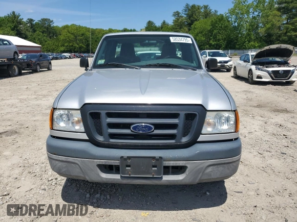 2004 Ford Ranger XL with VIN 1FTYR10D74PB65574, listed as a Copart auction lot 58534795 with 82,248 mi miles and Clean title. Bid and sale history available at DreamBid. Image 5.