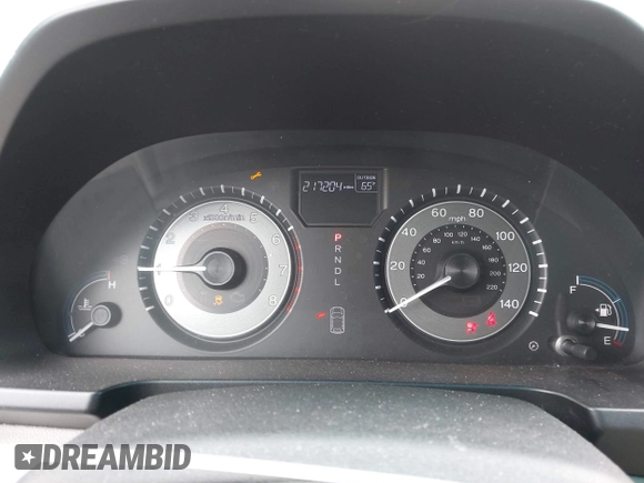 2012 Honda Odyssey EX-L with VIN 5FNRL5H66CB061847, listed as a IAAI auction lot 42162377 with 217,204 mi miles and . Bid and sale history available at DreamBid. Image 7.