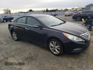 2013 Hyundai Sonata Limited with VIN 5NPEC4ACXDH634308, listed as a Copart auction lot 43289705 with 184,707 mi miles and Salvage Title. Bid and sale history available at DreamBid. Image 4.