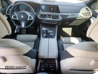 2021 BMW X5 M50i with VIN 5UXJU4C06M9G60154, listed as a Copart auction lot 46370285 with 54,221 mi miles and Salvage Title. Bid and sale history available at carsss.com. Image 8.