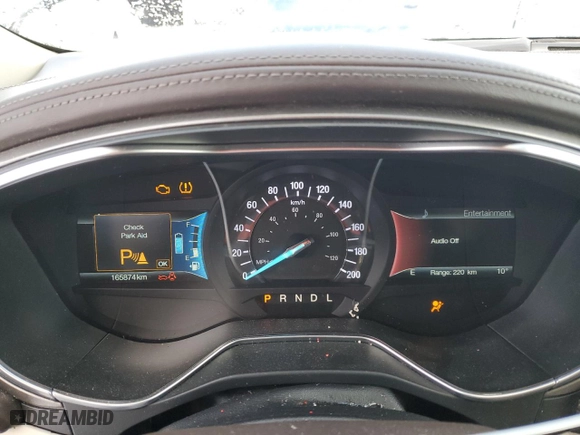 2018 Ford Fusion Energi Titanium with VIN 3FA6P0SU1JR264051, listed as a Copart auction lot 46357585 with 165,874 mi miles and Salvage Title. Bid and sale history available at carsss.com. Image 9.