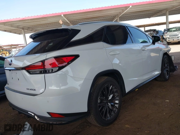 2020 Lexus RX with VIN 2T2YGMDA3LC053581, listed as a IAAI auction lot 41702200 with 59,782 mi miles. Bid and sale history available at carsss.com. Image 4.