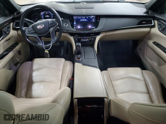 2019 Cadillac CT6 Luxury AWD with VIN 1G6KB5RS5KU129483, listed as a Copart auction lot 60120005 with 49,243 mi miles and Salvage title. Bid and sale history available at DreamBid. Image 8.