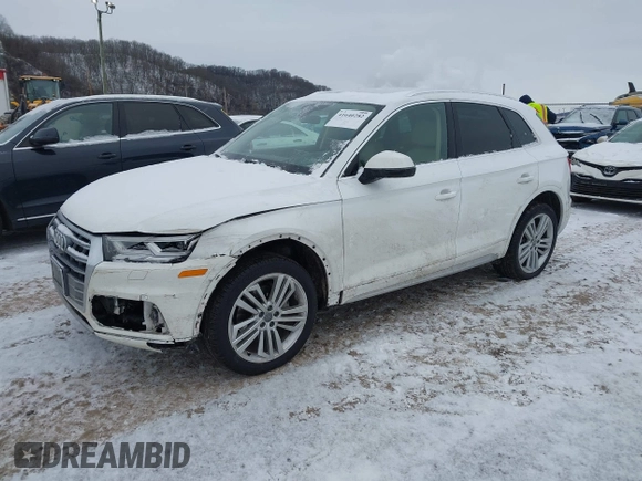 2018 Audi Q5 Prestige with VIN WA1CNAFY9J2171198, listed as a IAAI auction lot 41640282 with 37,208 mi miles. Bid and sale history available at carsss.com. Image 18.