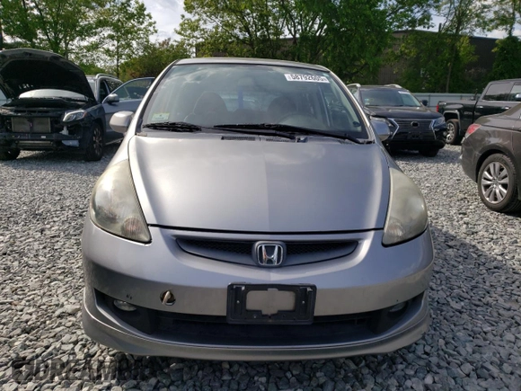 2007 Honda Fit Sport z VIN JHMGD37677S001013, wystawiony jako Copart lot #58792605 z przebiegiem 157 960 mil mil oraz Czysty tytuł • Clean title. Historia ofert i sprzedaży dostępna na DreamBid. Obrazek 5.