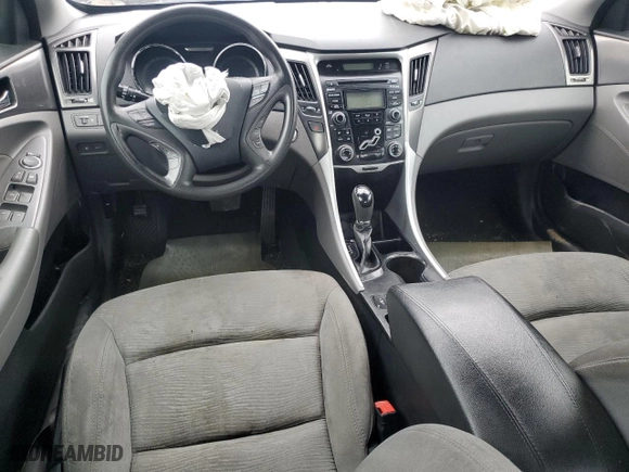 2013 Hyundai Sonata Hybrid with VIN KMHEC4A44DA050210, listed as a Copart auction lot 43959825 with 0 mi miles and Salvage Title. Bid and sale history available at carsss.com. Image 8.