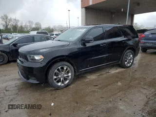 2019 Dodge Durango GT z VIN 1C4RDJDGXKC559615, wystawiony jako Copart lot #54871045 z przebiegiem 179 746 mil mil oraz Czysty tytuł • Clean title. Historia ofert i sprzedaży dostępna na DreamBid. Obrazek 1.