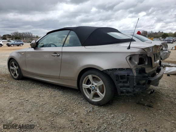 2013 BMW 1 Series 128i with VIN WBAUN1C55DVR01130, listed as a Copart auction lot 46144235 with 174,491 mi miles and Clean Title. Bid and sale history available at carsss.com. Image 2.