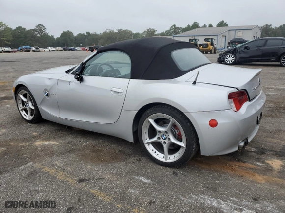 2006 BMW Z4 3.0si with VIN 4USBU535X6LW92156, listed as a Copart auction lot 72385474 with 116,123 mi miles and Salvage Title. Bid and sale history available at carsss.com. Image 2.