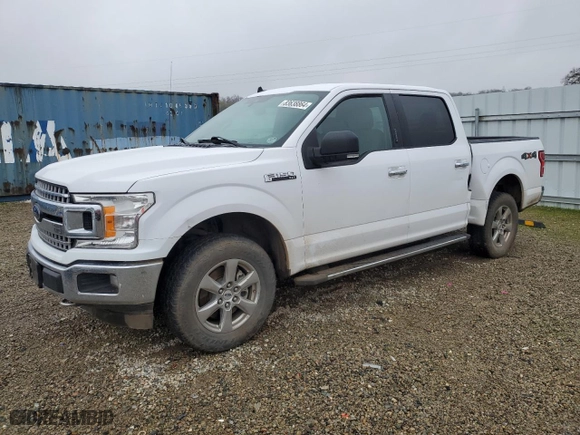 2019 Ford F-150 XL with VIN 1FTEW1EB0KKD98290, listed as a Copart auction lot 83638864 with 104,231 mi miles and Salvage Title. Bid and sale history available at carsss.com. Image 1.