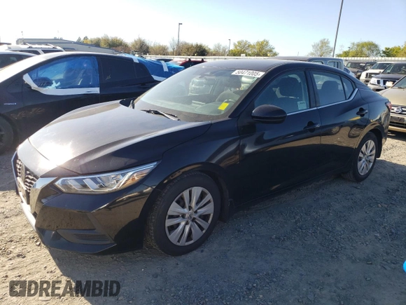 2020 Nissan Sentra S with VIN 3N1AB8BVXLY230437, listed as a Copart auction lot 50471005 with 134,605 mi miles and Clean Title. Bid and sale history available at carsss.com. Image 1.