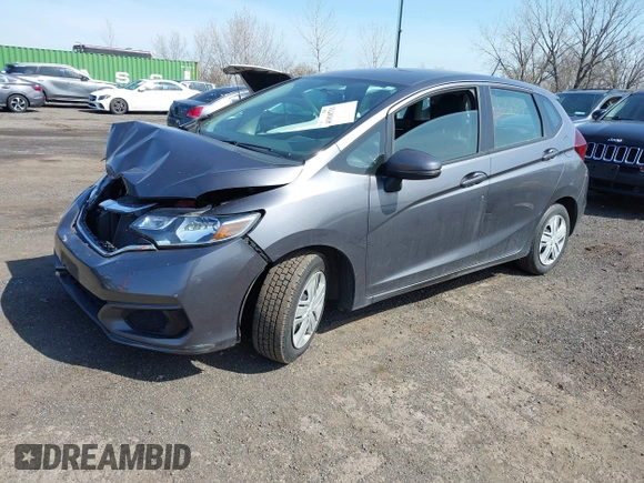 2019 Honda Fit LX with VIN 3HGGK5H45KM711417, listed as a IAAI auction lot 41918711 with 55,549 mi miles. Bid and sale history available at carsss.com. Image 21.