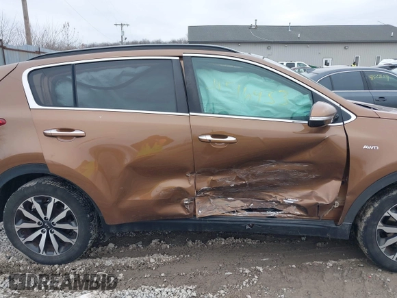 2019 Kia Sportage EX with VIN KNDPNCAC6K7532230, listed as a IAAI auction lot 41516933 with 98,819 mi miles. Bid and sale history available at carsss.com. Image 13.