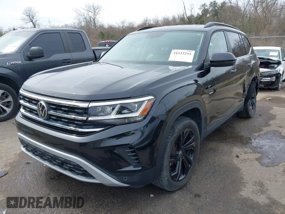 2022 Volkswagen Atlas 3.6L V6 SE w/Technology with VIN 1V2HR2CA9NC548835, listed as a IAAI auction lot 41532251 with 22,354 mi miles. Bid and sale history available at carsss.com. Image 17.