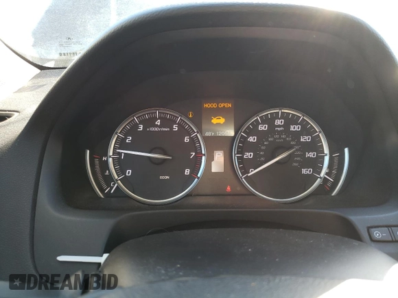 2016 Acura TLX with VIN 19UUB1F3XGA007742, listed as a Copart auction lot 44200405 with 120,565 mi miles and Salvage Title. Bid and sale history available at carsss.com. Image 9.