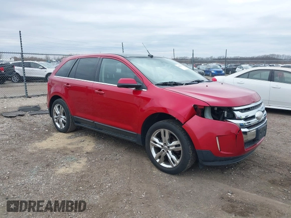 2012 Ford Edge Limited with VIN 2FMDK3K96CBA90116, listed as a IAAI auction lot 41909170 with 210,333 mi miles. Bid and sale history available at carsss.com. Image 1.