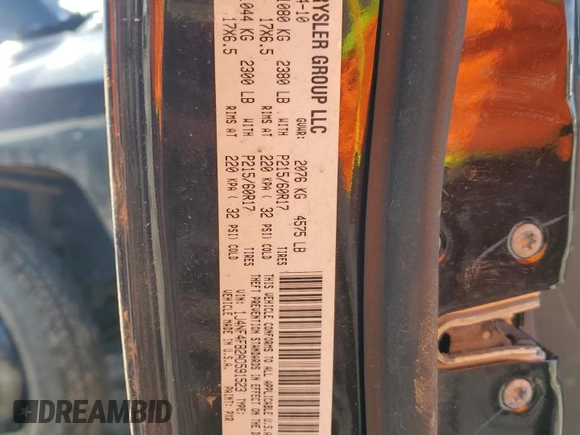 2010 Jeep Compass Sport with VIN 1J4NF4FB2AD591523, listed as a Copart auction lot 48809775 with 105,720 mi miles and Salvage Title. Bid and sale history available at carsss.com. Image 14.