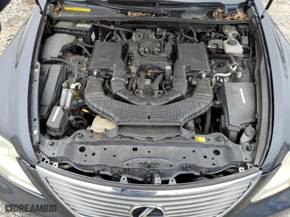 2007 Lexus LS 460 with VIN JTHBL46F975003803, listed as a Copart auction lot 44532324 with 179,262 mi miles and Salvage Title. Bid and sale history available at carsss.com. Image 11.