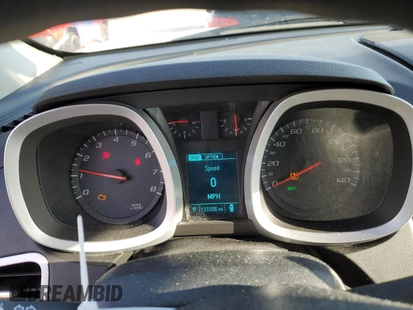 2016 Chevrolet Equinox LS with VIN 2GNFLEEKXG6205231, listed as a Copart auction lot 50716285 with 133,306 mi miles and Salvage Title. Bid and sale history available at DreamBid. Image 9.