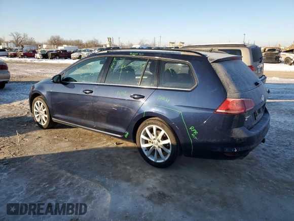 2016 Volkswagen Golf SportWagen TSI S with VIN 3VWC17AU5GM514029, listed as a Copart auction lot 87897245 with 88,235 mi miles and Salvage Title. Bid and sale history available at carsss.com. Image 2.