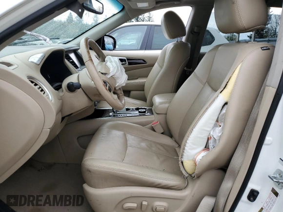 2015 Nissan Pathfinder Platinum z VIN 5N1AR2MM9FC602823, wystawiony jako Copart lot #56678085 z przebiegiem 342 063 mil mil oraz Szkoda całkowita • Salvage title. Historia ofert i sprzedaży dostępna na DreamBid. Obrazek 7.