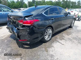 2017 Genesis G80 3.8L with VIN KMHGN4JEXHU180122, listed as a IAAI auction lot 42297360 with 60,302 mi miles and . Bid and sale history available at DreamBid. Image 4.