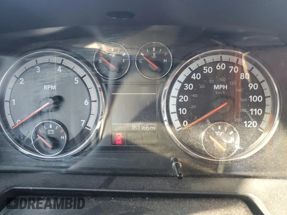2012 Ram 1500 Big Horn with VIN 1C6RD7LT5CS162250, listed as a Copart auction lot 42423365 with 153,166 mi miles and Salvage Title. Bid and sale history available at carsss.com. Image 9.