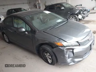 2012 Honda Civic LX с VIN 19XFB2F5XCE097741, выставлен на аукционе IAAI как лот 42486789 с пробегом 161 568 миль миль и . История ставок и продаж доступна на DreamBid. Изображение 1.