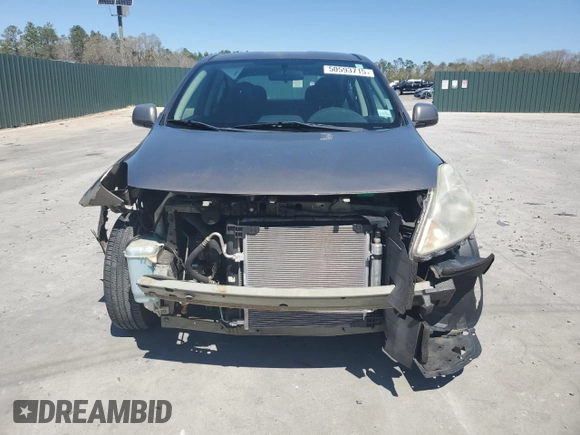 2014 Nissan Versa SV with VIN 3N1CN7AP5EL870097, listed as a Copart auction lot 50593715 with 161,632 mi miles and Salvage Title. Bid and sale history available at carsss.com. Image 5.